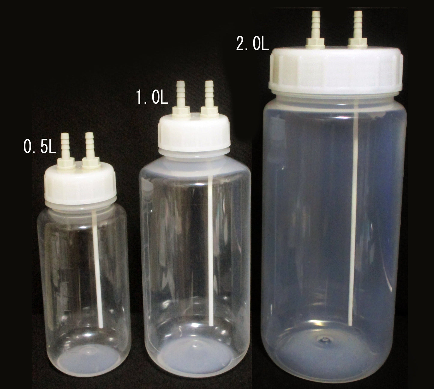 補助ボトル 飲料対応バブラー 500ml 1000ml 2000ml  送料無料