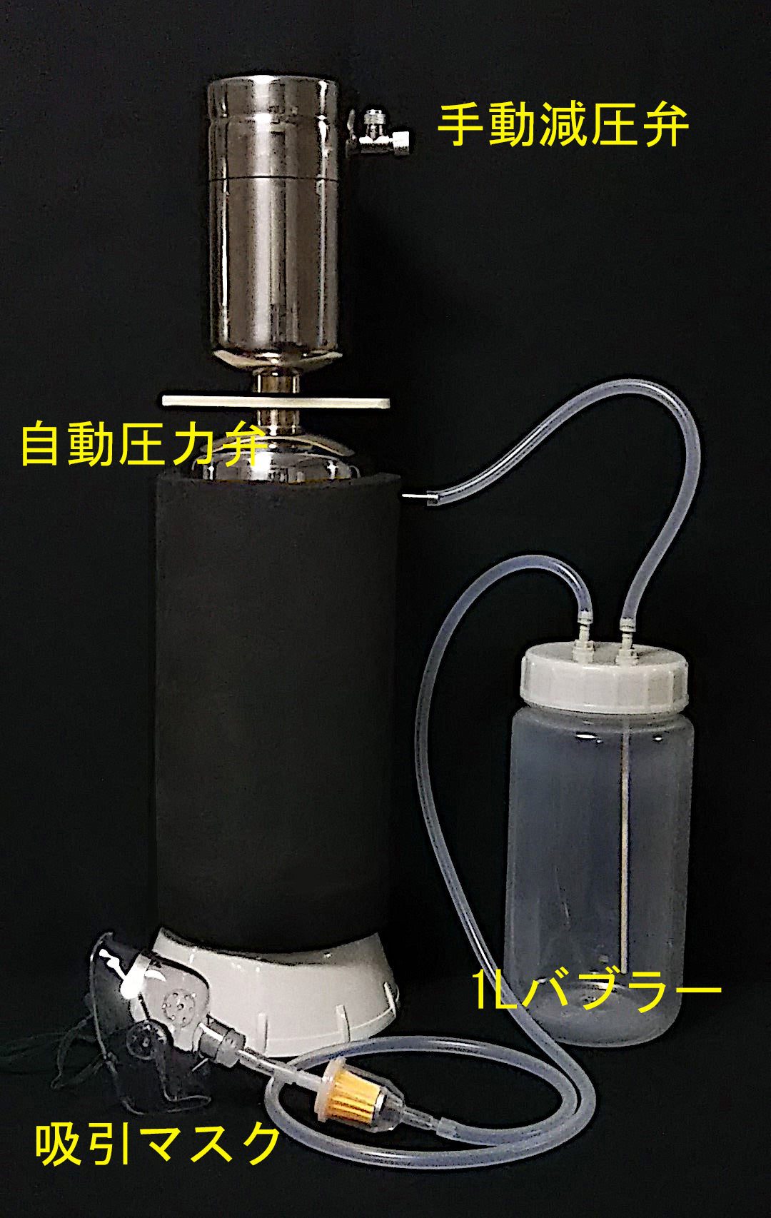 水素ガス30L 大容量水素時短吸引器 H2-LARGE30(臨床論文検証モデル)