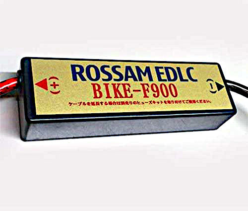 ROSSAM ActiveEDLC BIKE-F900 Longer battery life Improved engine startability Improved fuel efficiency and torque Increased maximum revs by about 10%
