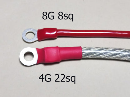 Câble 8G pour X-CAP (8sq) 50cm Livraison gratuite